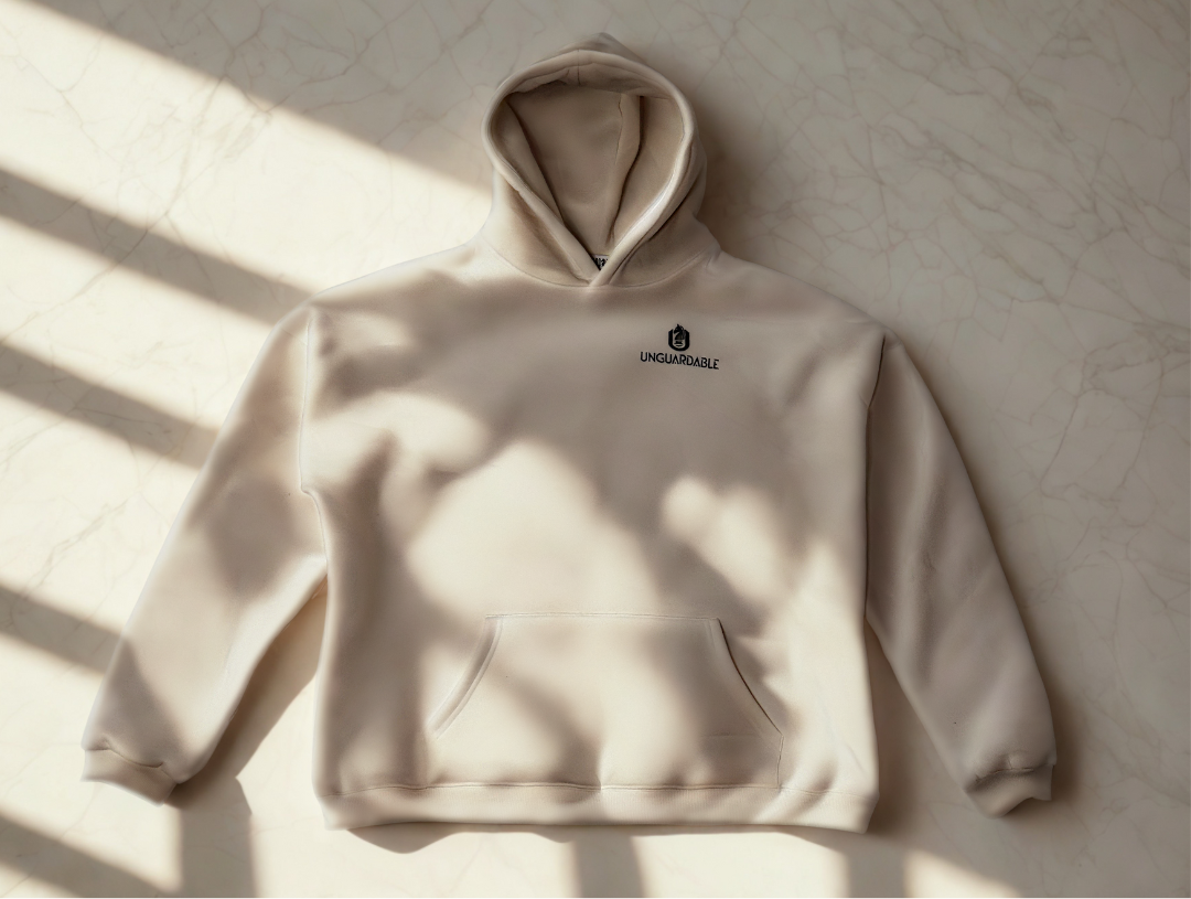 Unguardable Oversized Hoodie Creme
